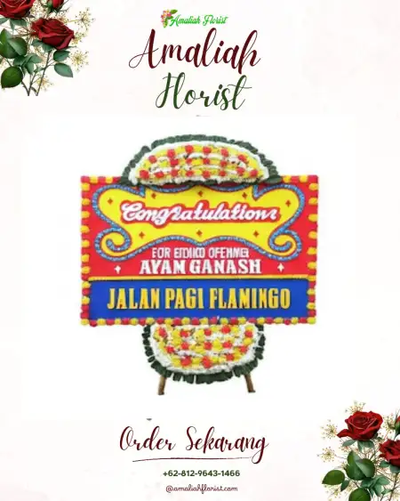 Sewa Papan Bunga Tubang